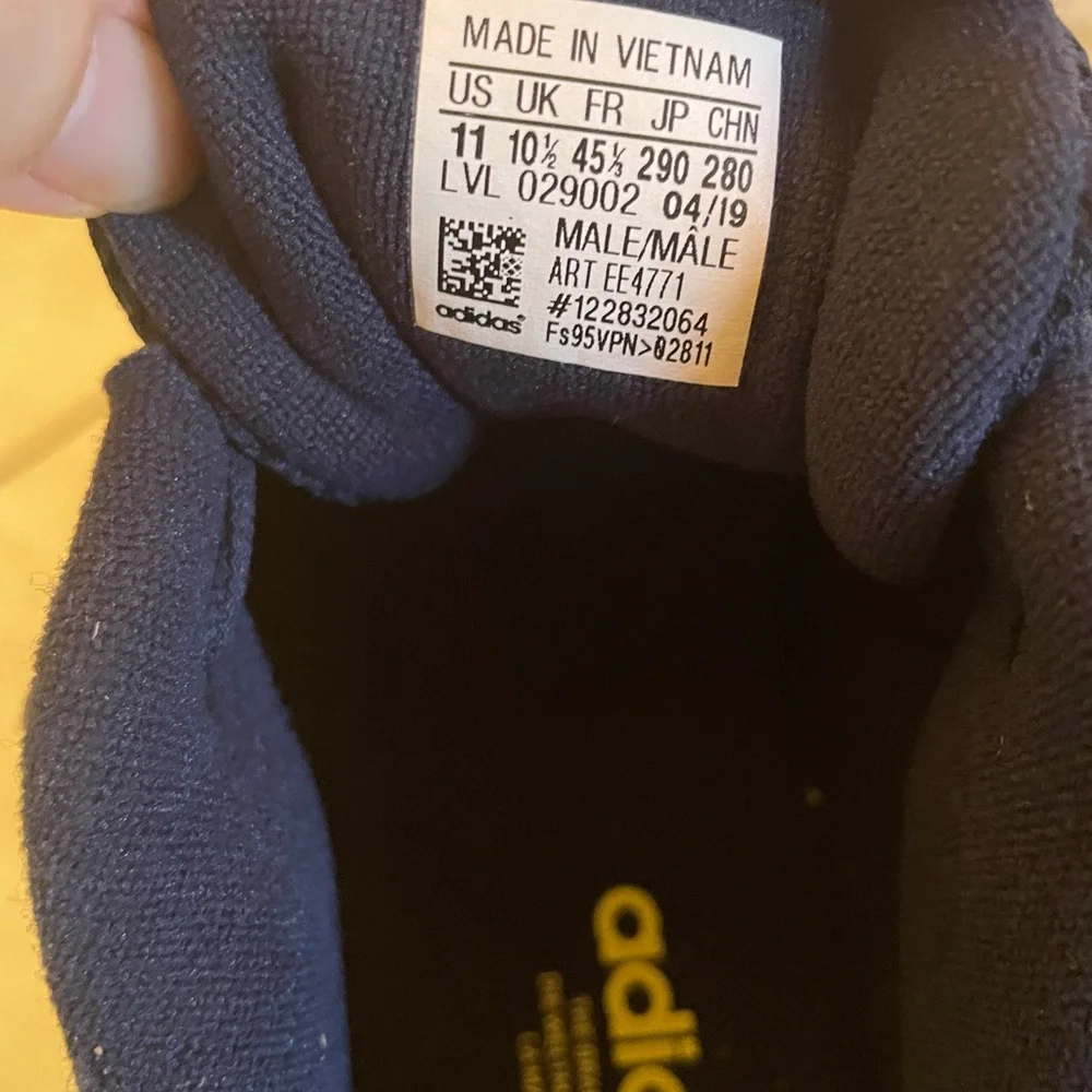 Size 11 - Adidas EQT Gazelle Collegiate Navy Sneakers - Picture 7 of 9